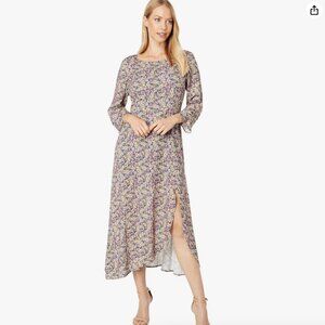 Odessa Long Sleeve Floral Midi Dress